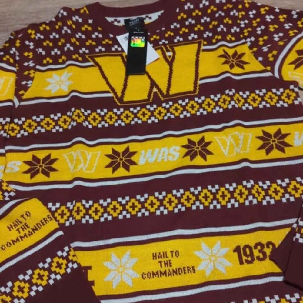NFL apparel men's medium washington commanders sweatshirt‎ new